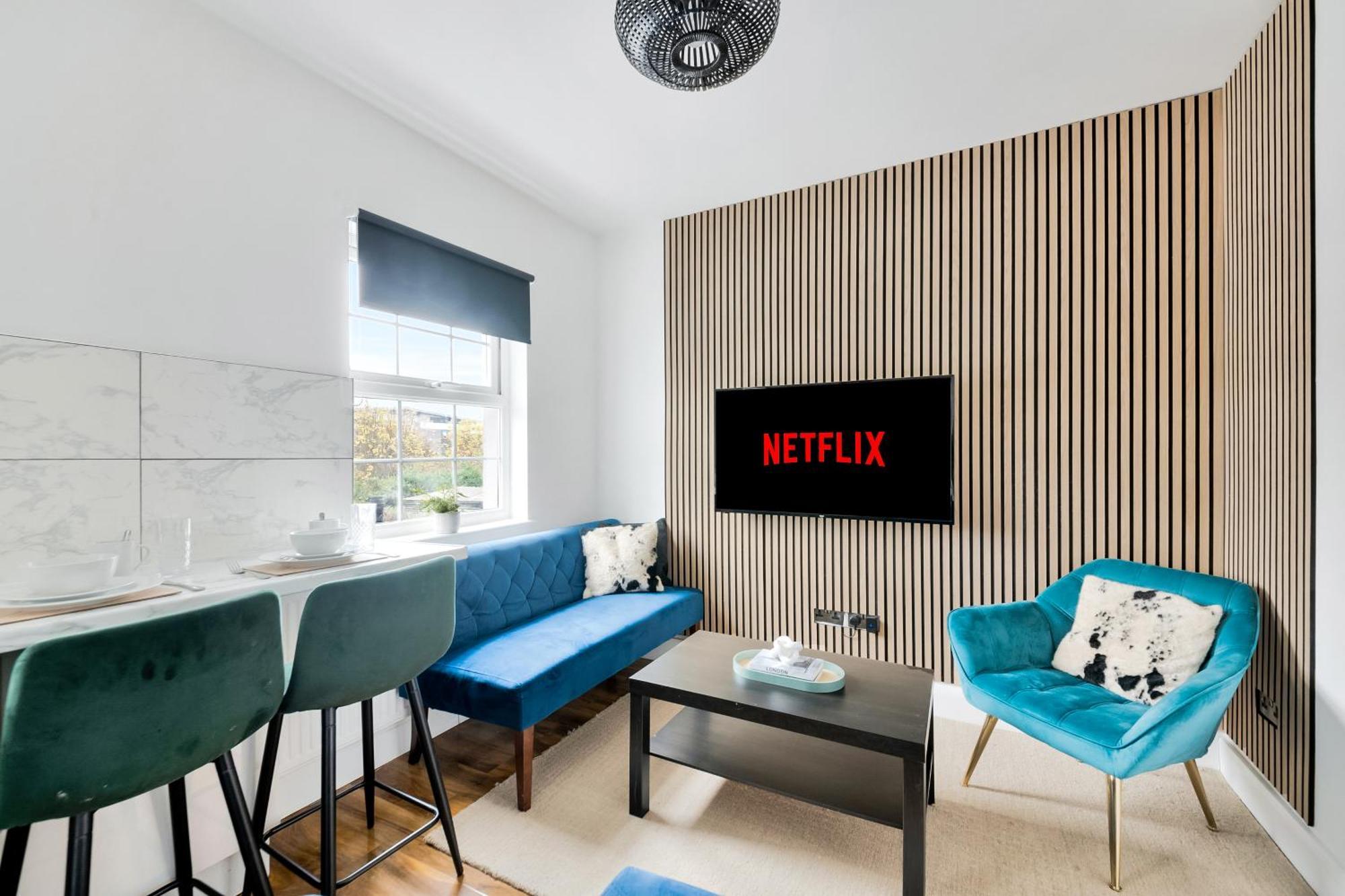 Apartment Smart Modern, Split Level Flat, Free Parking *